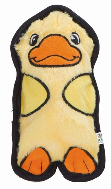 Invincible Mini Duck Plush Durable Squeaky Dog Toy