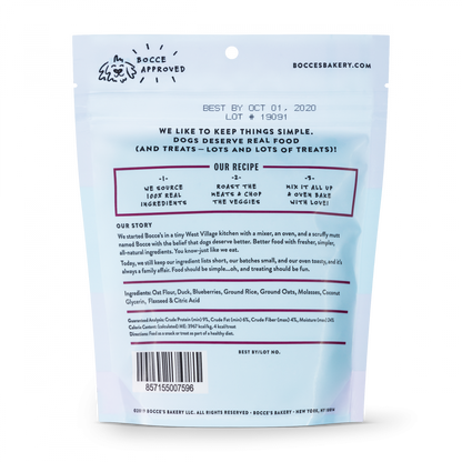Quack, Quack, Quack Duck & Blueberry Recipe Soft Training Bites Dog Treats