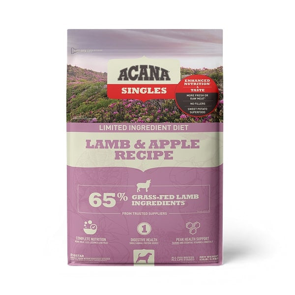 Singles Lamb & Apple Recipe Grain-Free Dry Dog Food