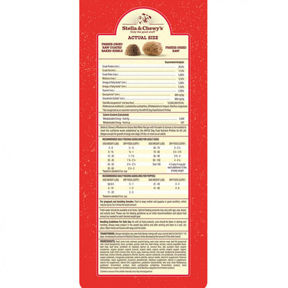 Raw Blend Kibble with Wholesome Grains Red Meat Recipe Dry Dog Food