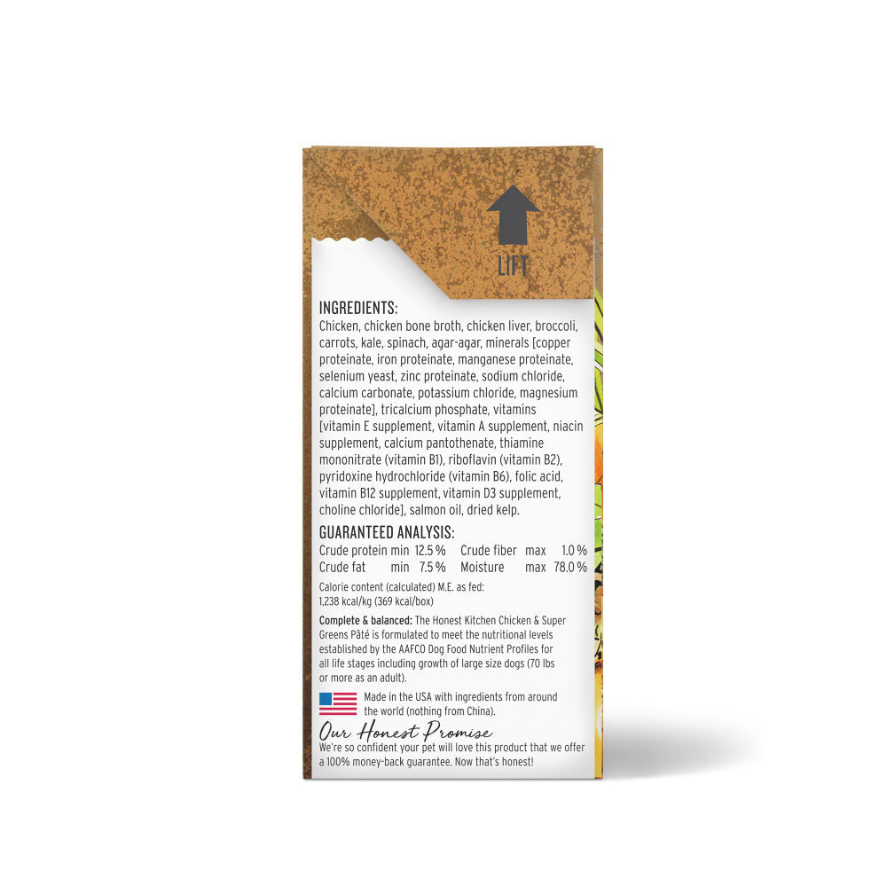 Butcher Block Pate Chicken & Super Greens Grain-Free Recipe Wet TetraPak Dog Food