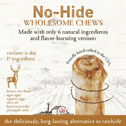 Earth Animal No-Hide Venison Stix Dog & Cat Chews