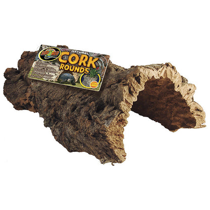 Natural Cork Rounds Bark Reptile Hideout Habitat Enrichment